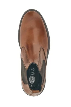 Stivaletti Beatles Marroni In Vera Pelle Made in Italy Pittarello Focus 042