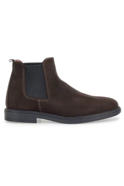 Stivaletti Beatles Marroni in Vera Pelle con Elastici Laterali MAX DILLAN 6991
