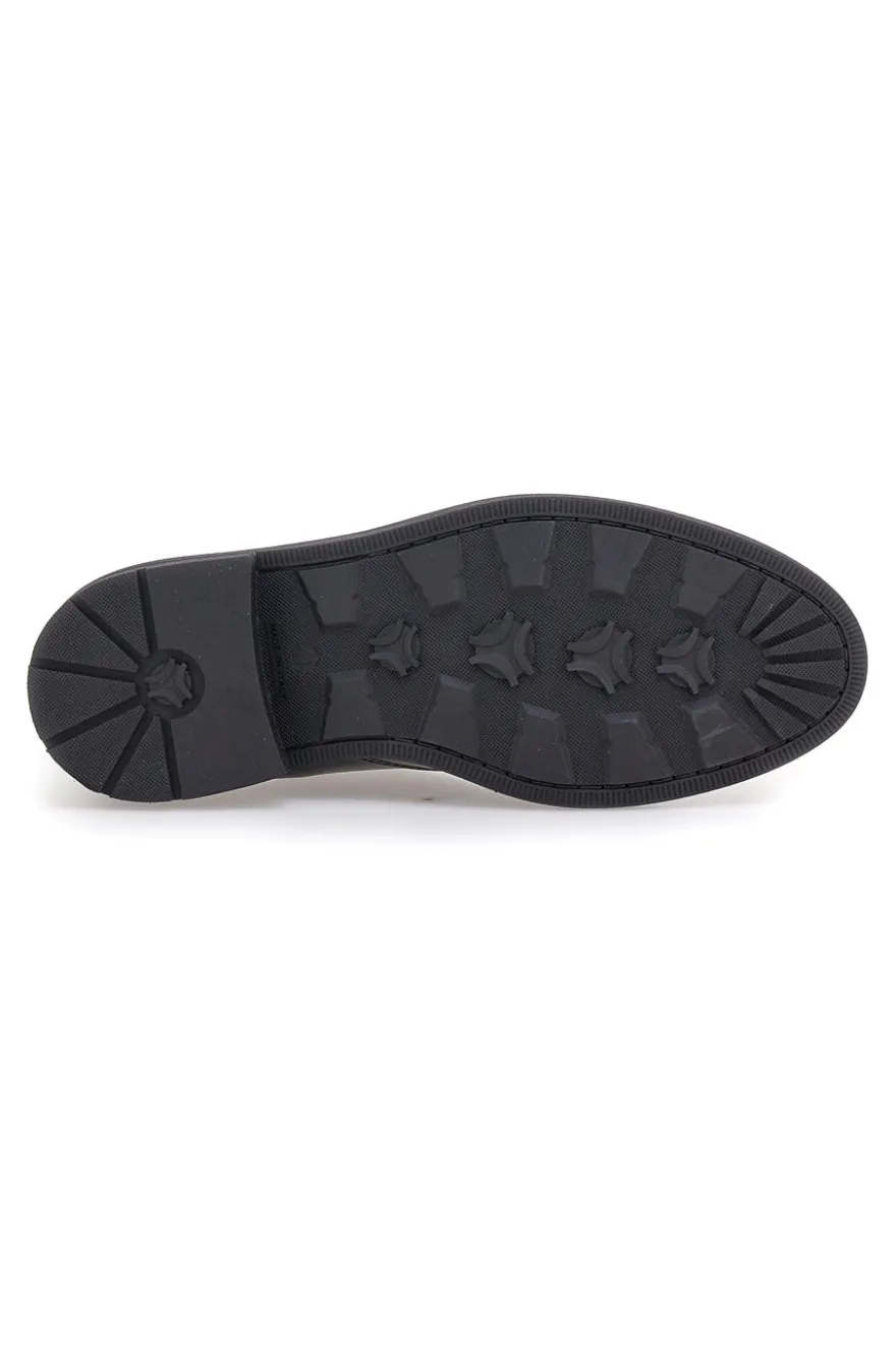 Stivaletti Beatles neri in pelle stile inglese con coda di rondine Pittarello 10