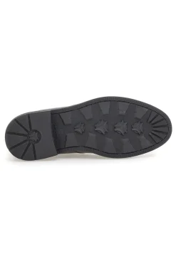 Stivaletti Beatles neri in pelle con inserti elasticizzati Pittarello Focus 042