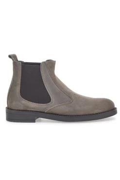 Stivaletti Beatles Tortora in Pelle Scamosciata Longford 09