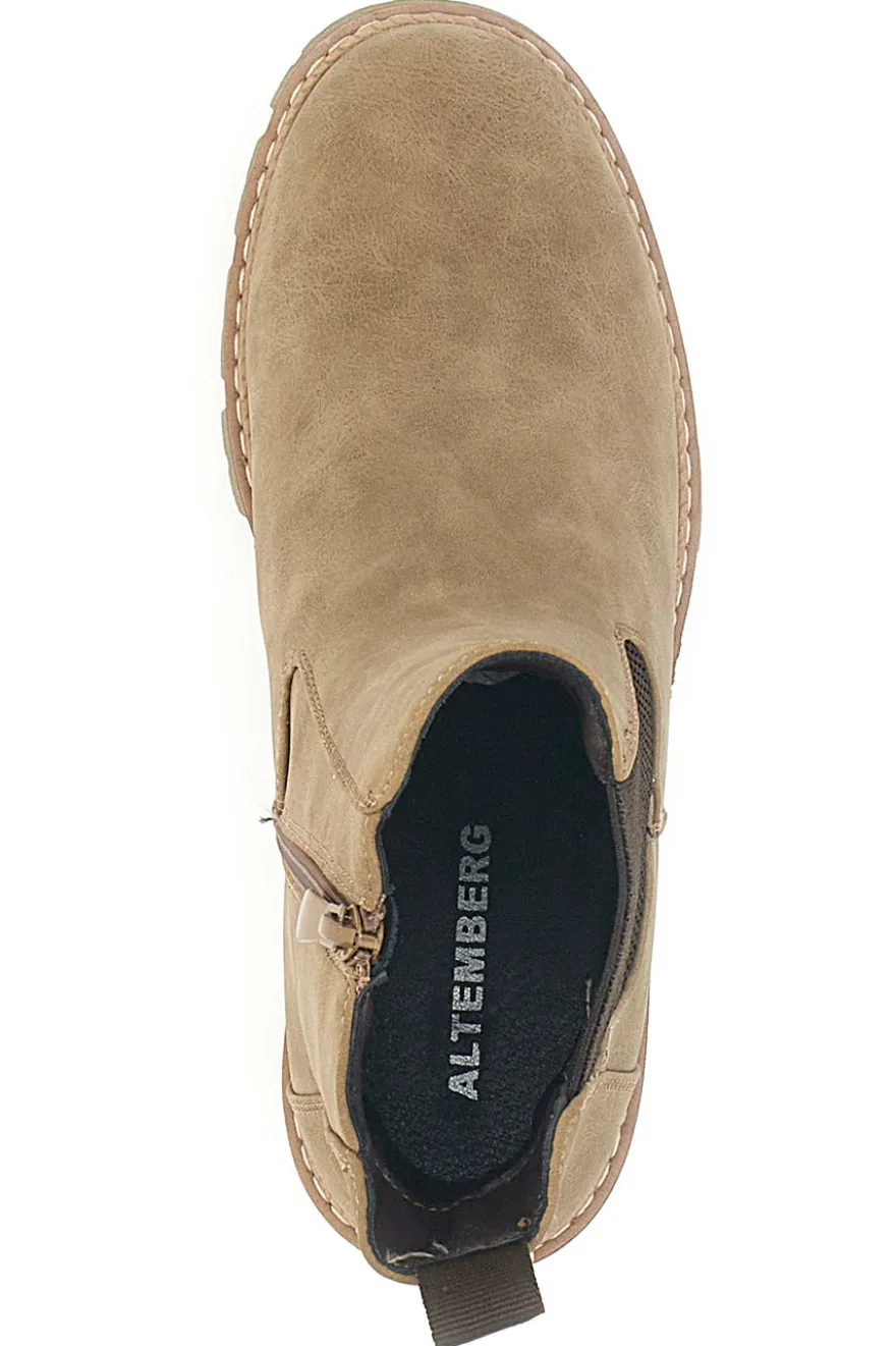 Stivaletti Beige Chelsea Con tacco a Blocco Altemberg 6