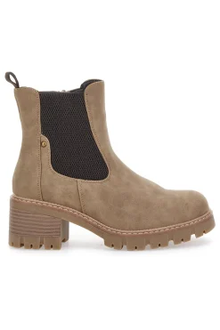 Stivaletti Beige Chelsea Con tacco a Blocco Altemberg 6