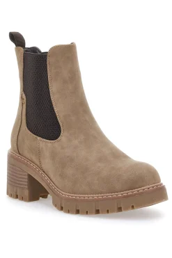 Stivaletti Beige Chelsea Con tacco a Blocco Altemberg 6