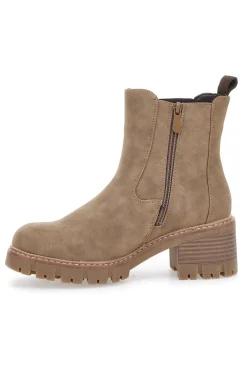 Stivaletti Beige Chelsea Con tacco a Blocco Altemberg 6