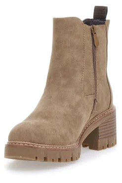 Stivaletti Beige Chelsea Con tacco a Blocco Altemberg 6