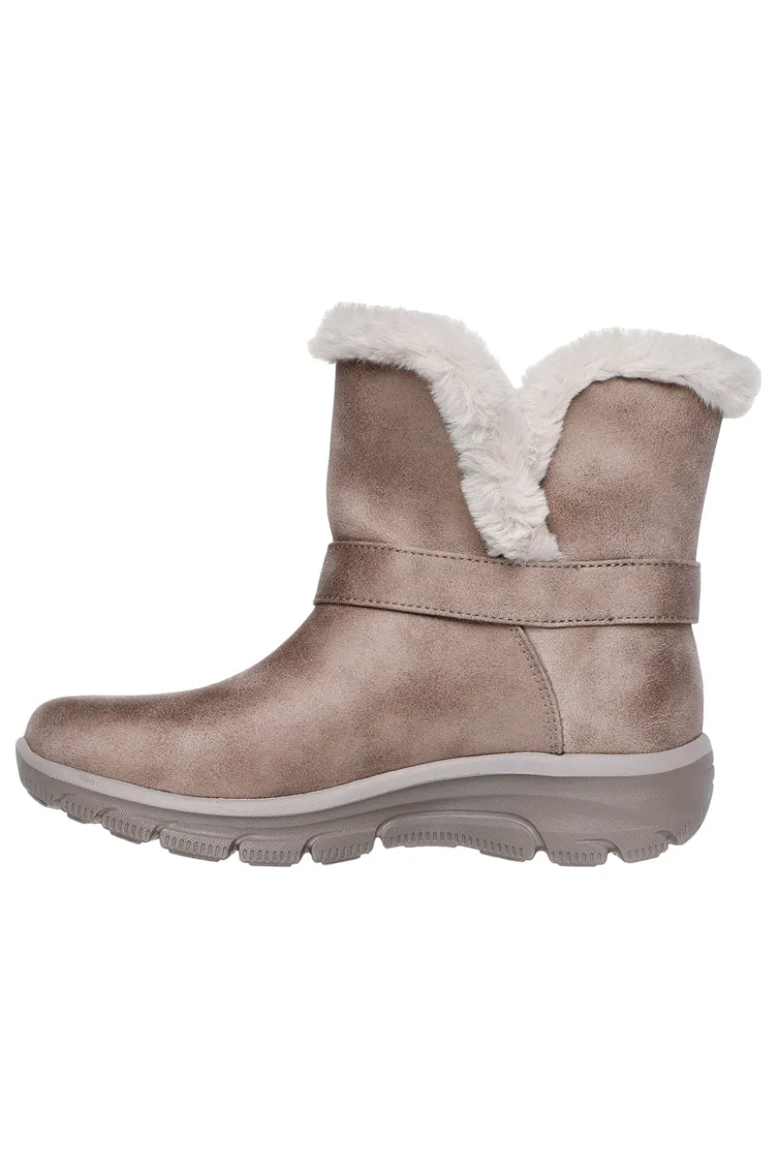 Stivaletti Beige con Pelo Skechers Slip-ins Relaxed Fit: Easy Going - Dreamers Move