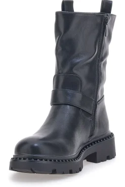 Stivaletti Biker Neri First Lady 372