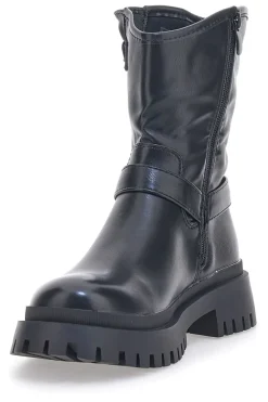 Stivaletti Biker Neri Sweet Years 8583