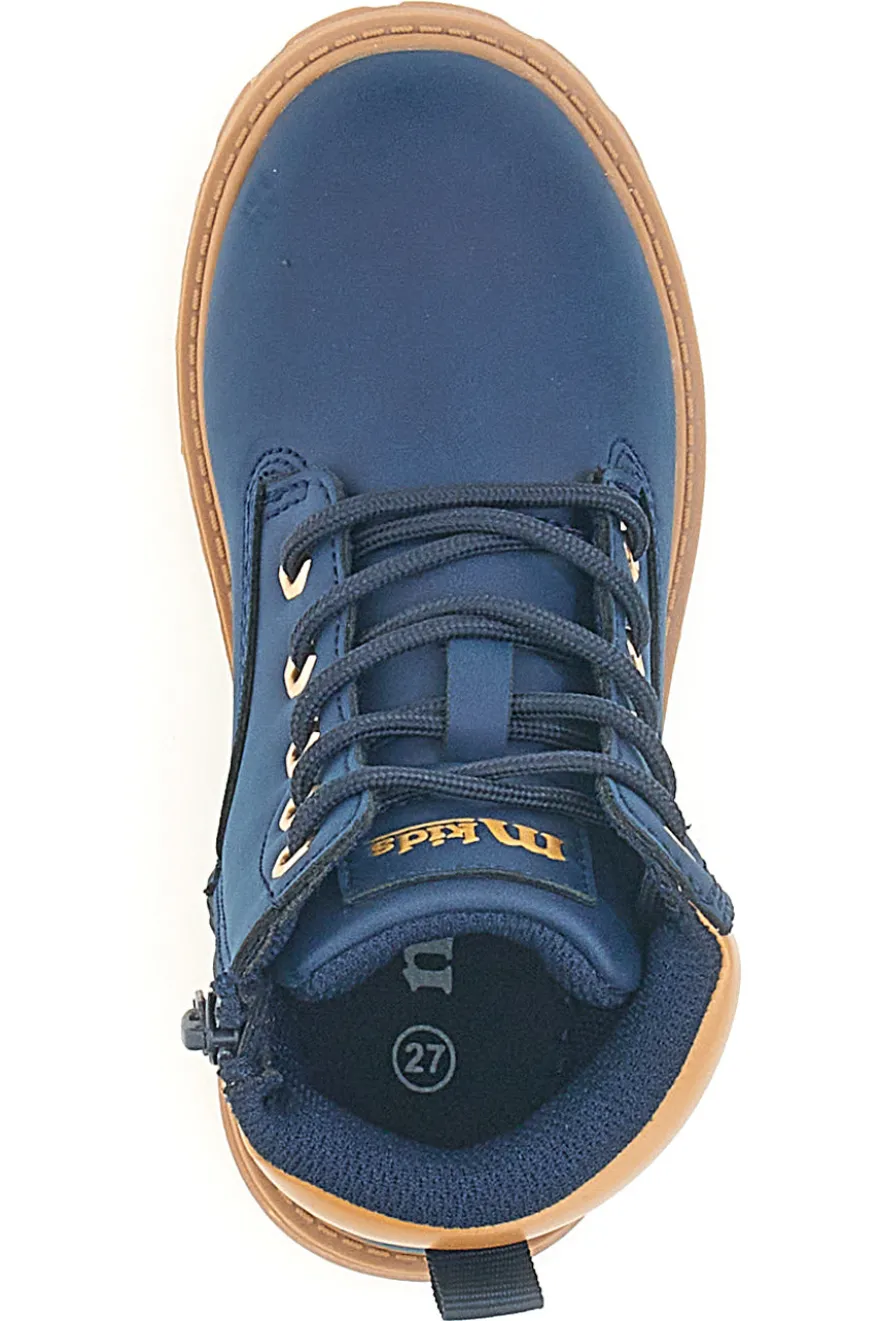Stivaletti blu con collo imbottito MKids MG25165