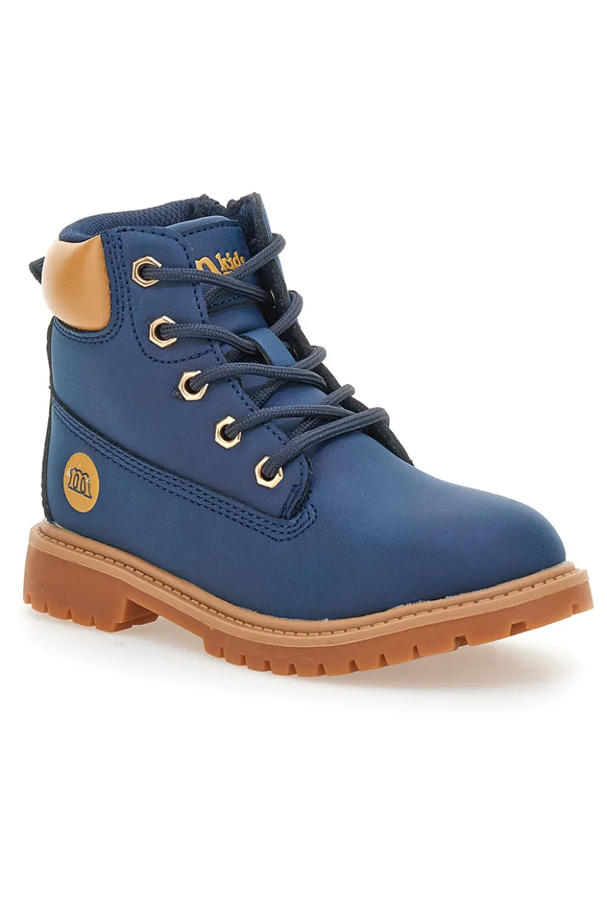 Stivaletti blu con collo imbottito MKids MG25165