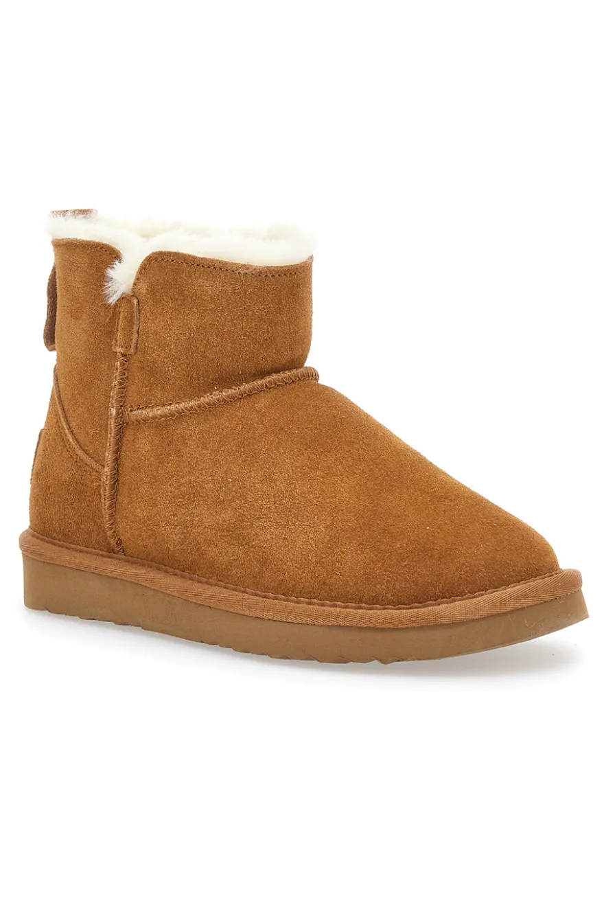 Stivaletti Camel con Pelo Pittarello Wow 2755