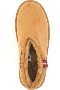 Stivaletti Camel Con Pelo e Flatform ME&ME 002