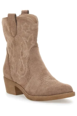 Stivaletti Camperos Beige Dame Rose 1203