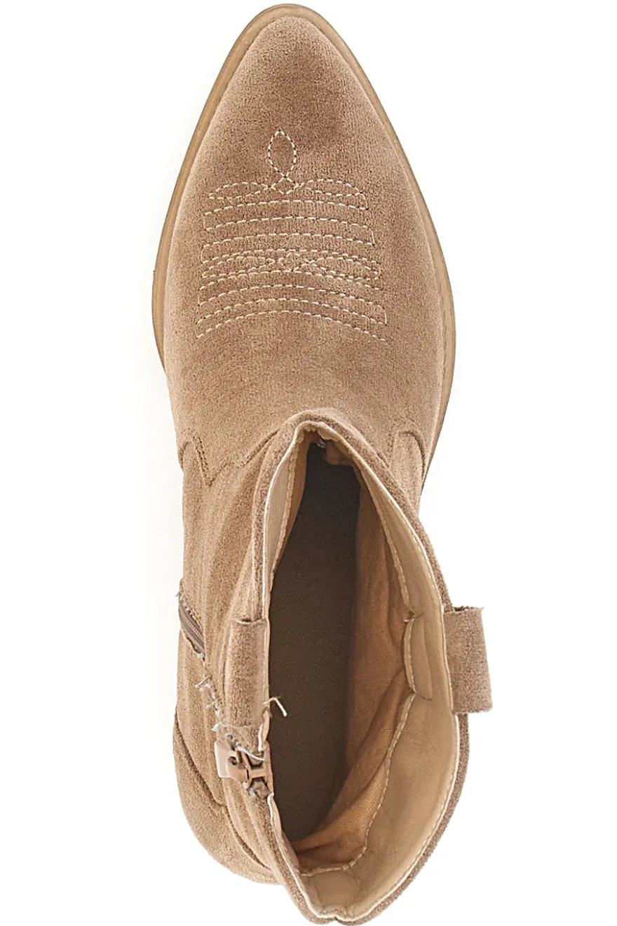 Stivaletti Camperos Beige Dame Rose 1203