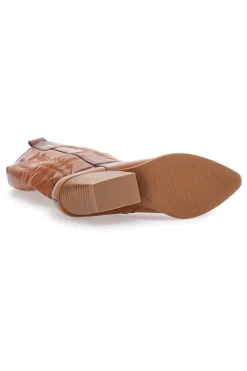 Stivaletti Camperos Cammello con ricami FIRST LADY 494