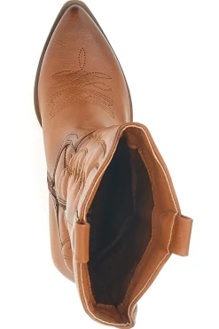 Stivaletti Camperos Cammello con ricami FIRST LADY 494