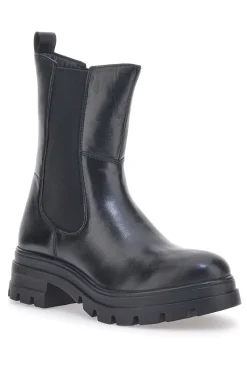 Stivaletti Chelsea Boots Neri Vera Pelle Pittarello 14110