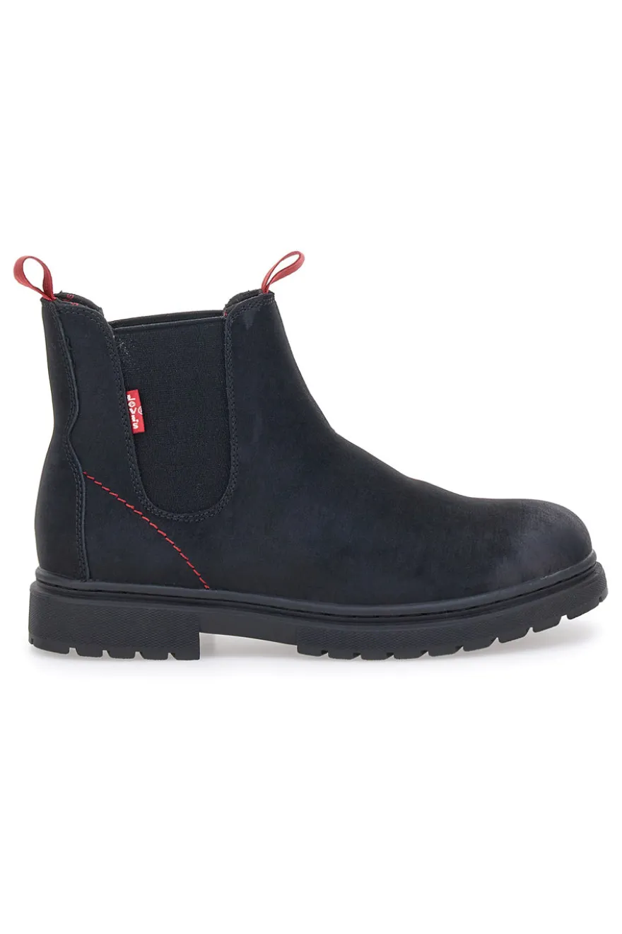 Stivaletti chelsea neri con inserti elasticizzati Levi's Oliver