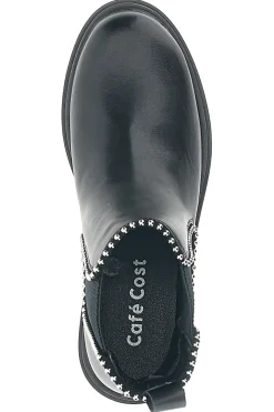Stivaletti Chelsea Neri Con Inserti Metallici Cafe' Cost 200135