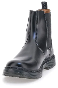Stivaletti Chelsea Neri Con Elastici Laterali GAS 421510