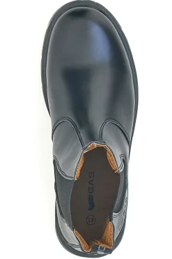 Stivaletti Chelsea Neri Con Elastici Laterali GAS 421510