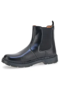Stivaletti Chelsea Neri Con Elastici Laterali GAS 421510