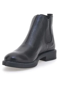 Stivaletti Chelsea Neri In Vera Pelle Pittarello Elite 79