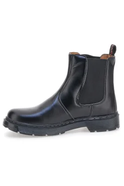 Stivaletti Chelsea Neri In Vera Pelle GAS 421510