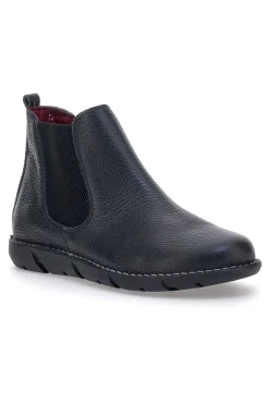 Stivaletti Chelsea Neri in Vera Pelle Pittarello Tierra 30756