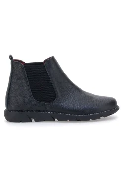 Stivaletti Chelsea Neri in Vera Pelle Pittarello Tierra 30756