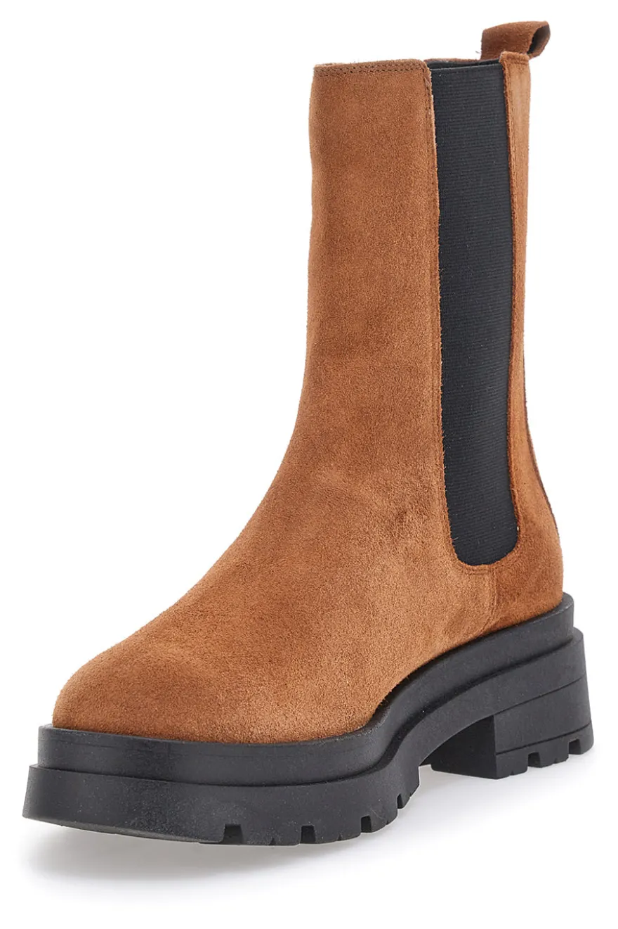 Stivaletti Cognac Chelsea Boots Pittarello Glam 855100