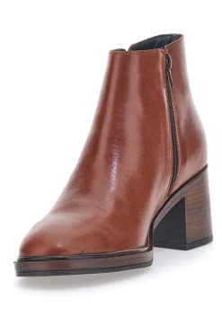 Stivaletti Cognac Vera Pelle Pittarello Look 2441769