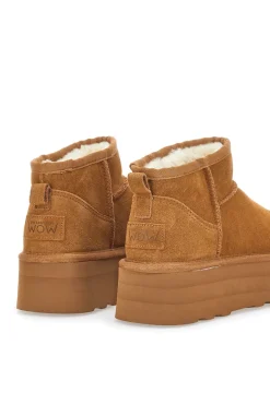 Stivaletti con Flatform Wow Pittarello 3166 Camel