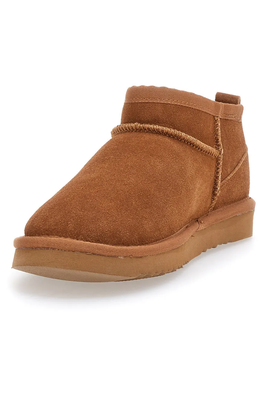 Stivaletti con pelo camel PITTARELLO WOW 3550