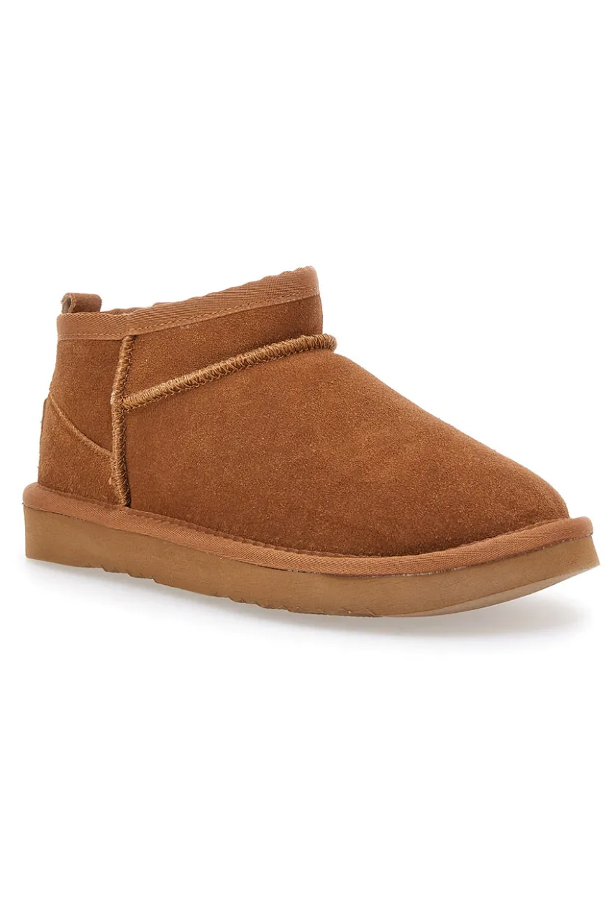 Stivaletti con pelo camel PITTARELLO WOW 3550