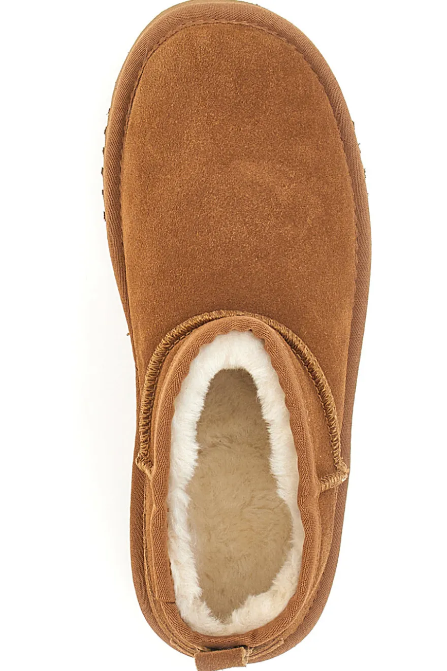 Stivaletti con pelo camel PITTARELLO WOW 3550