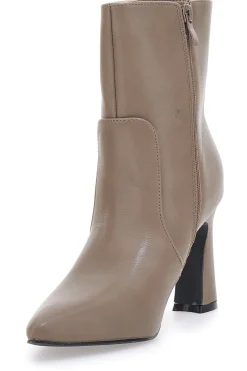 Stivaletti con Tacco BeigeMon Dieu 749