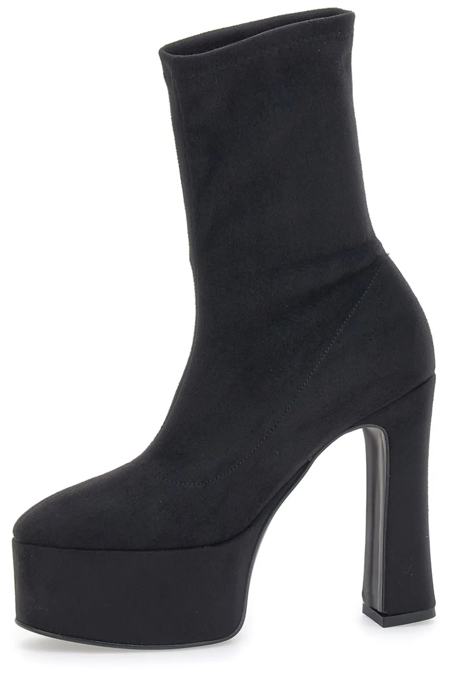 Stivaletti con Tacco Neri Pittarello Couture 281