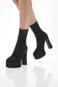 Stivaletti con Tacco Neri Pittarello Couture 281