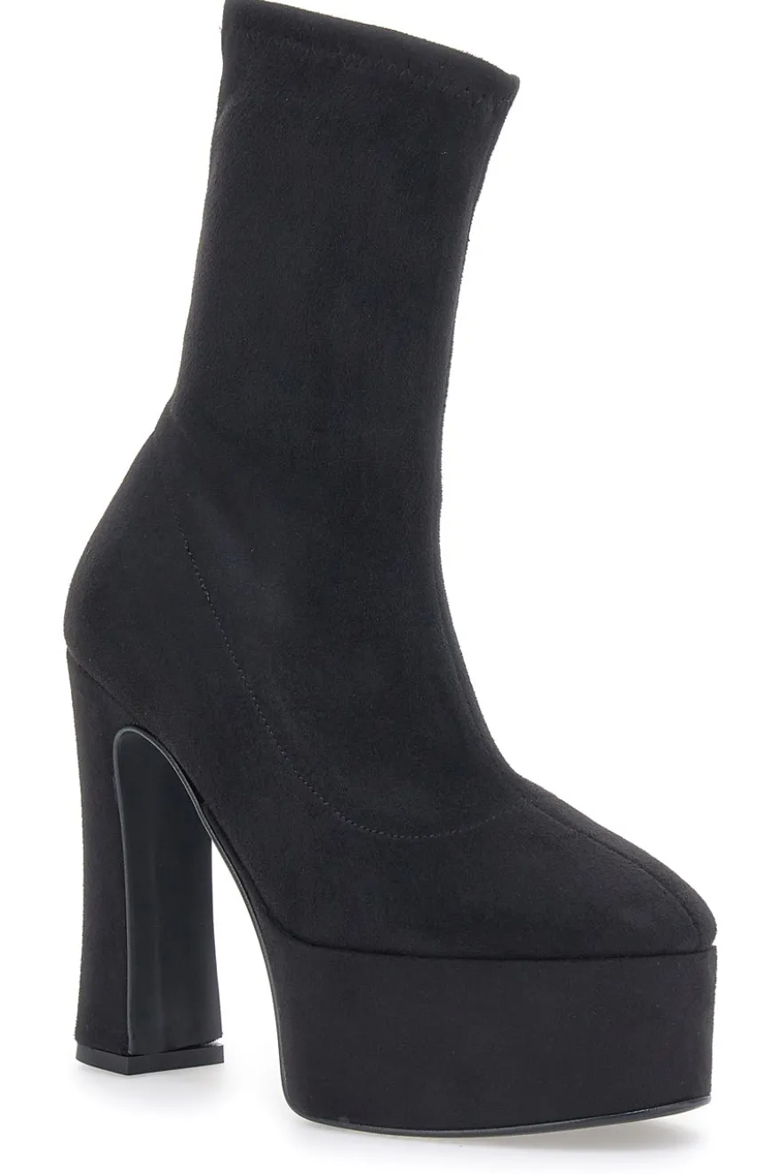 Stivaletti con Tacco Neri Pittarello Couture 281