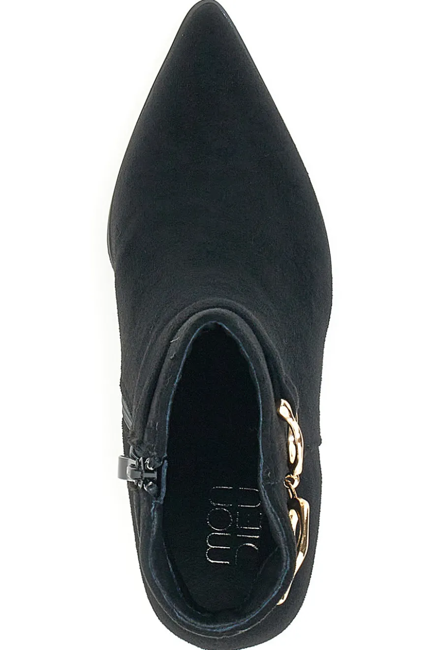 Stivaletti con tacco Neri Mon Dieu 1211