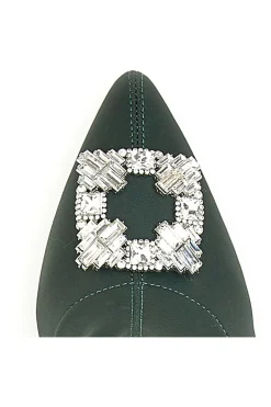 Stivaletti con Tacco Verdi dame Rose 896
