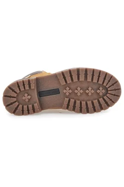 Stivaletti cuoio imbottiti suola carrarmato Cotton belt Ellie Nbk