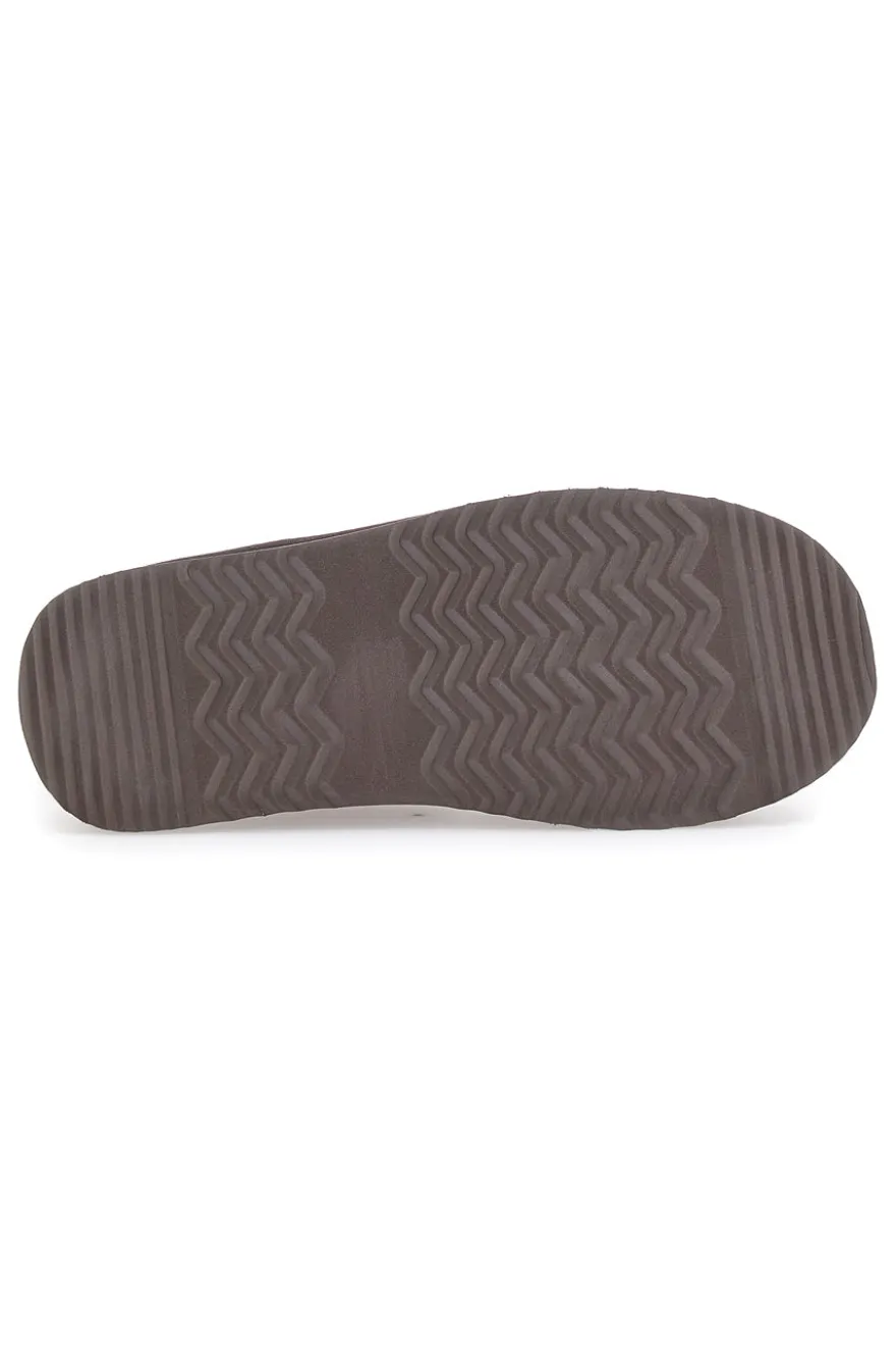Stivaletti Flatform Testa di Moro in Vera Pelle Scamosciata con Pelo Pittarello Wow 3547
