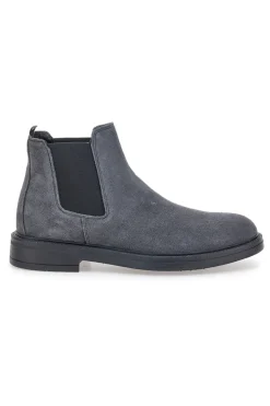 Stivaletti grigi in vera pelle con inserti elastici Pittarello Focus 1980