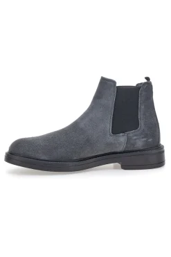 Stivaletti grigi in vera pelle con inserti elastici Pittarello Focus 1980