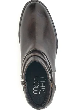 Stivaletti Marroni con Tacco Medio Mon Dieu YDLHQ03