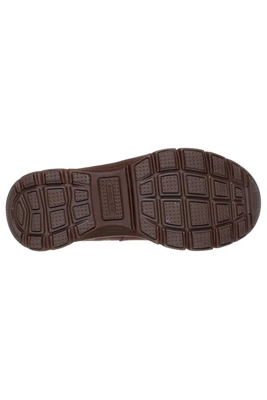 Stivaletti marroni con zip e Memory Foam Skechers Easy Going Into Fall
