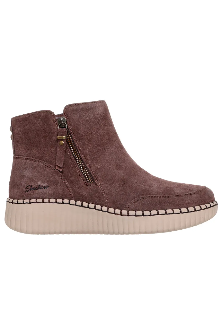 Stivaletti Marroni con zip Skechers Wilshire Blvd Weekend Crush